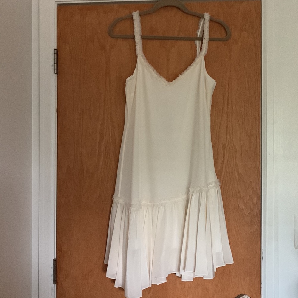 Cinq a Sept silk dress off white